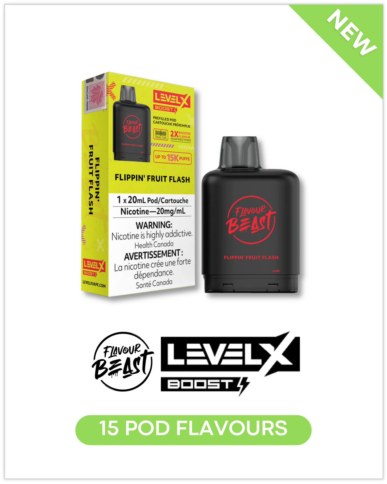 Level X Flavour Beast Boost Pods