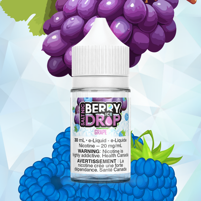 Berry Drop Ice Salt - Grape 30ml