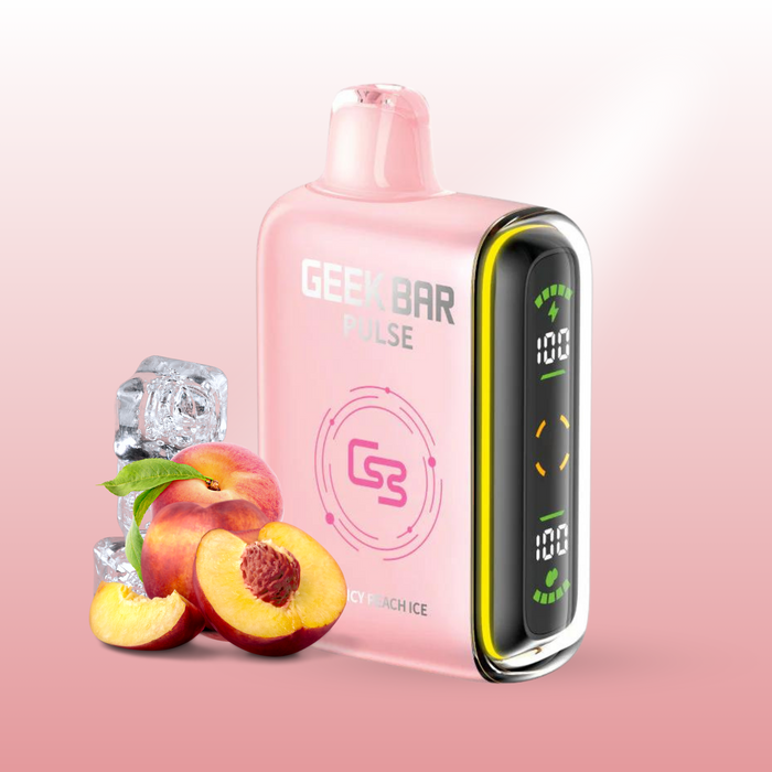 Geek Bar Pulse 9K Disposable Juicy Peach Ice 20mg