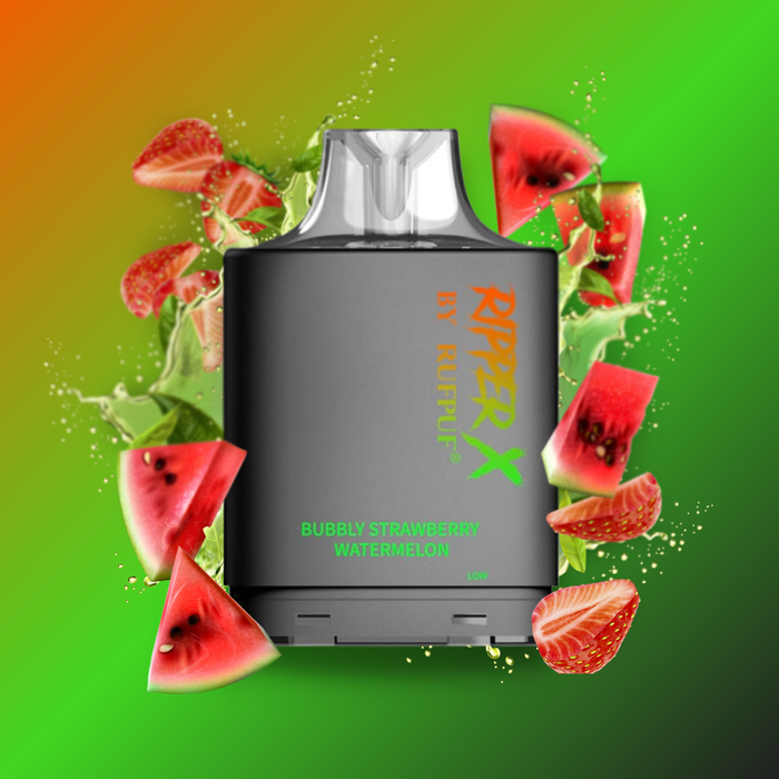 RIPPER X by RUFPUF Pod - Bubbly Strawberry Watermelon 20mg