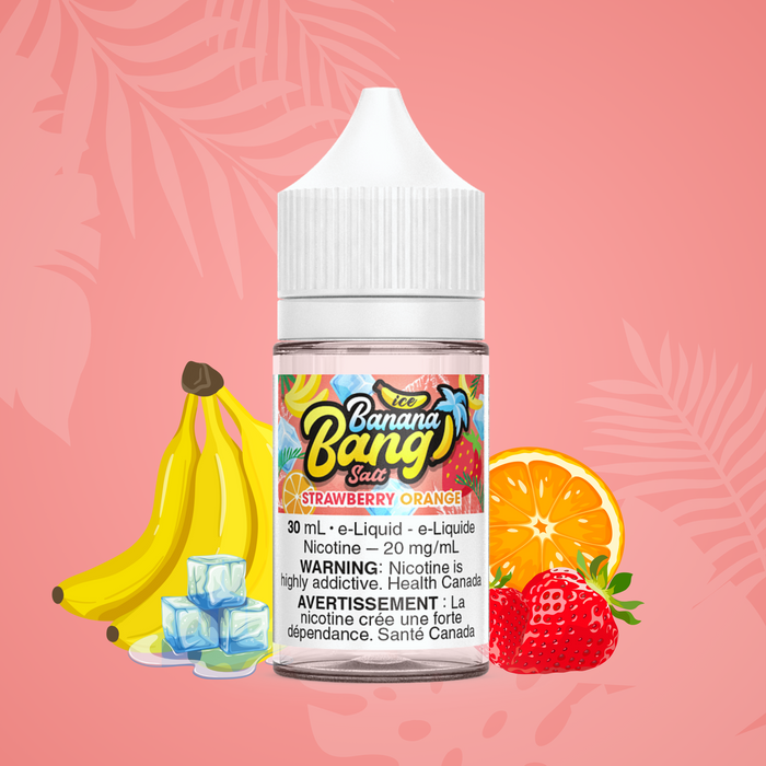 Banana Bang Ice Salt - Strawberry Orange 30ml