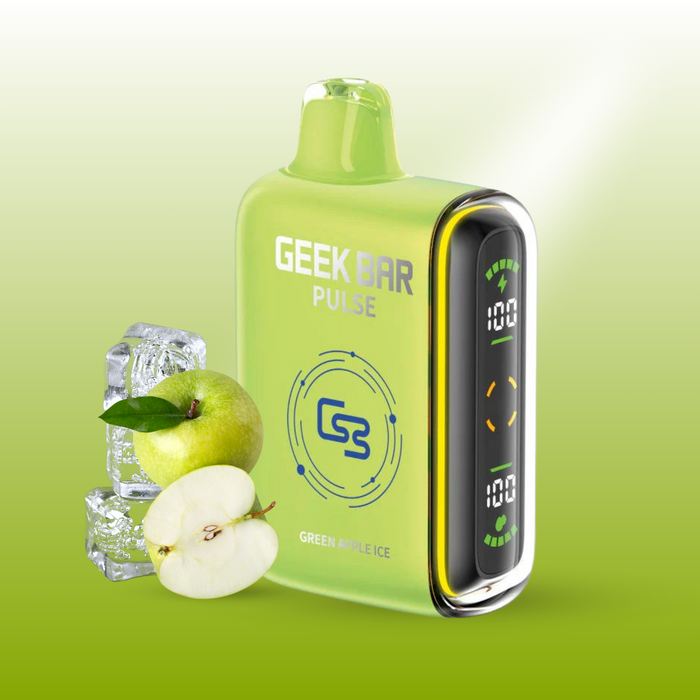 Geek Bar Pulse 9K Disposable Green Apple Ice 20mg