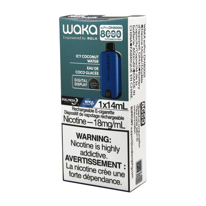 WAKA SoPro DM8000i Disposable - Icy Coconut Water 18mg
