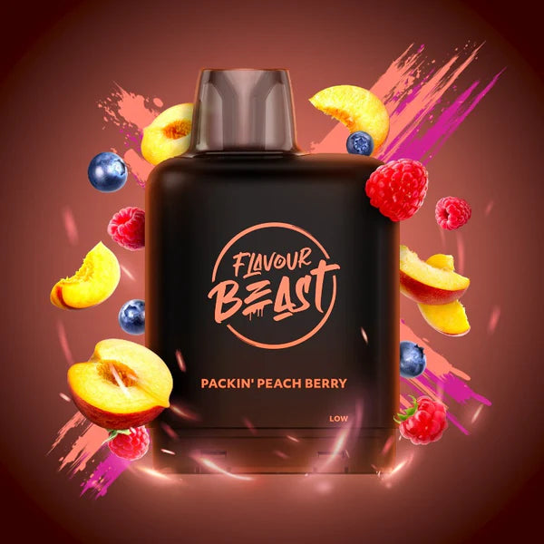Level X Flavour Beast Boost Packin Peach Berry 20mg