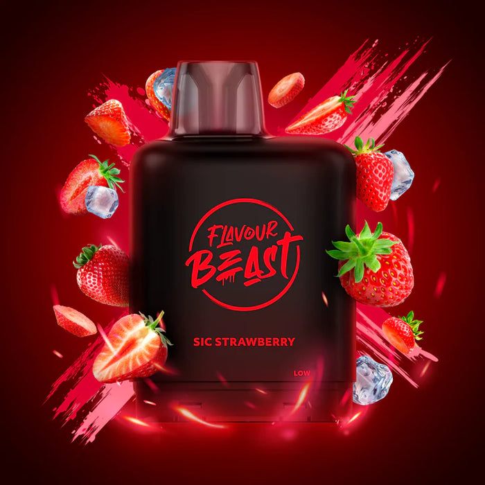 Level X Flavour Beast Boost Sic Strawberry Iced 20mg