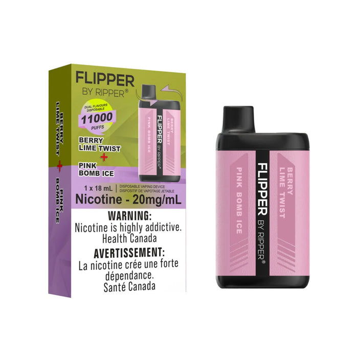 Flipper Disposable 11k Berry Lime Twist - Pink Bomb Ice 20mg