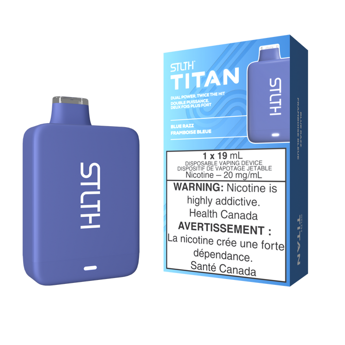 STLTH Titan 10K Disposable - Blue Razz 20mg