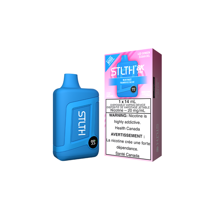 STLTH 8K PRO Disposable - Blue Razz 20mg