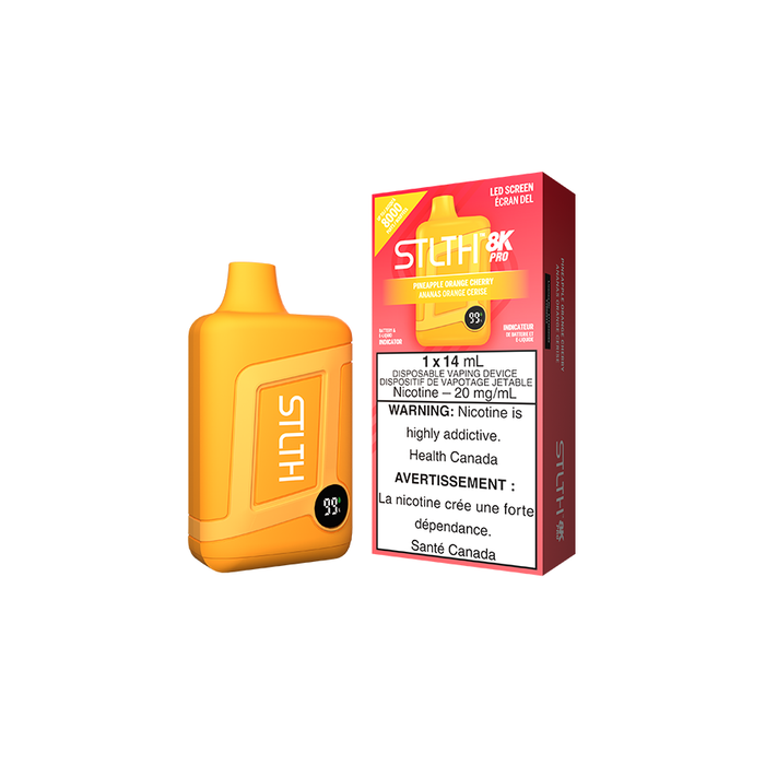 STLTH 8K PRO Disposable - Pineapple Orange Cherry 20mg