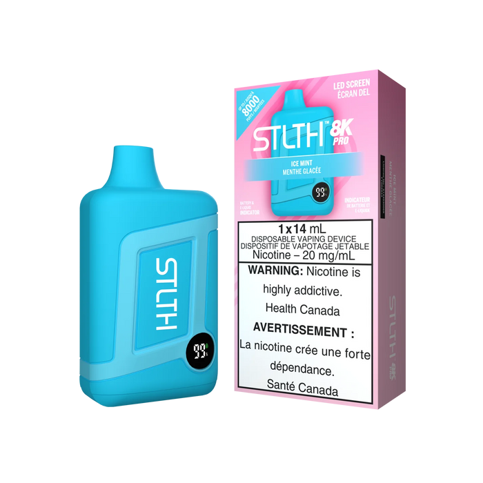 STLTH 8K PRO Disposable - Ice Mint 20mg