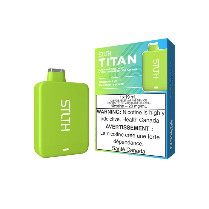 STLTH Titan 10K Disposable - Green Apple Ice 20mg