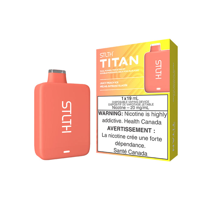 STLTH Titan 10K Disposable - Juicy Peach Ice 20mg