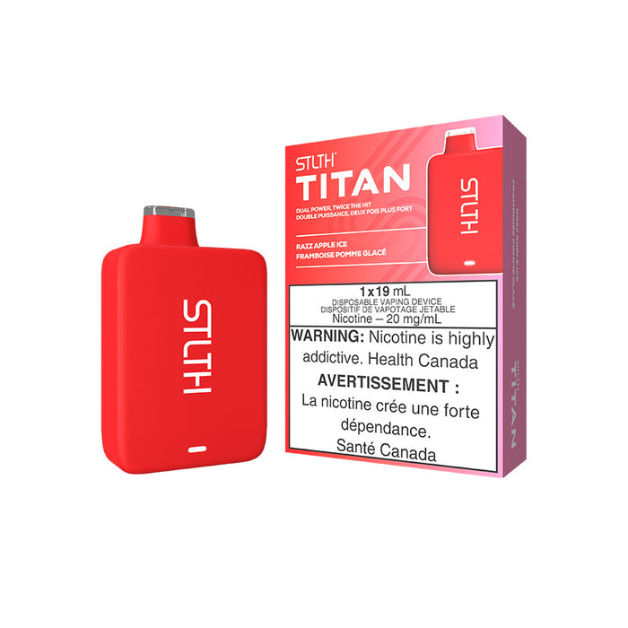 STLTH Titan 10K Disposable - Razz Apple Ice 20mg