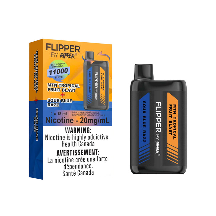 Flipper Disposable 11K MTN Tropical Fruit Blast - Sour Blue Razz 20mg