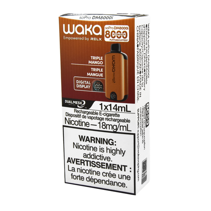 WAKA SoPro DM8000i Disposable - Triple Mango 18mg