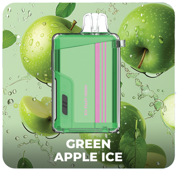 Uwell Viscore 9000 Disposable Green Apple Ice 20mg