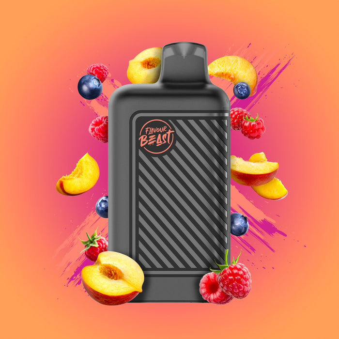 Flavour Beast Beast Mode 8K Disposable Packin Peach Berry 20mg