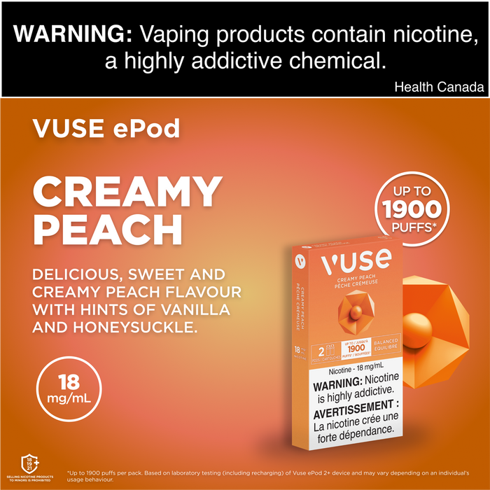 Vuse ePod Creamy Peach Pods (2x)