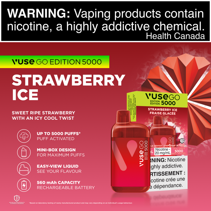 Vuse GO Edition 5000 - Strawberry Ice