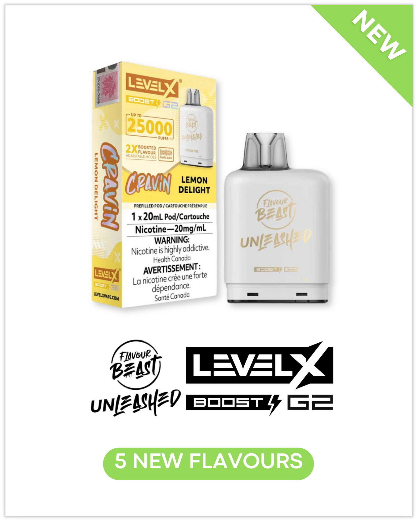 Level X Flavour Beast Unleashed Boost G2 Pods