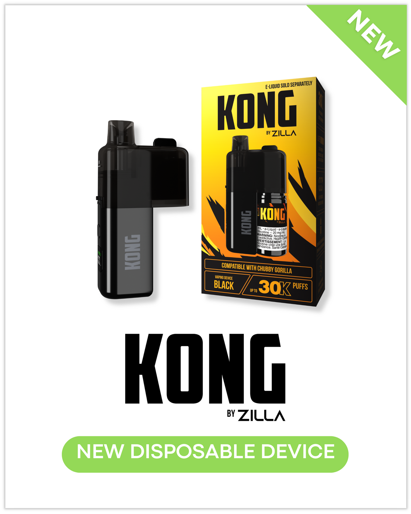 Kong by Zilla Disposable Device