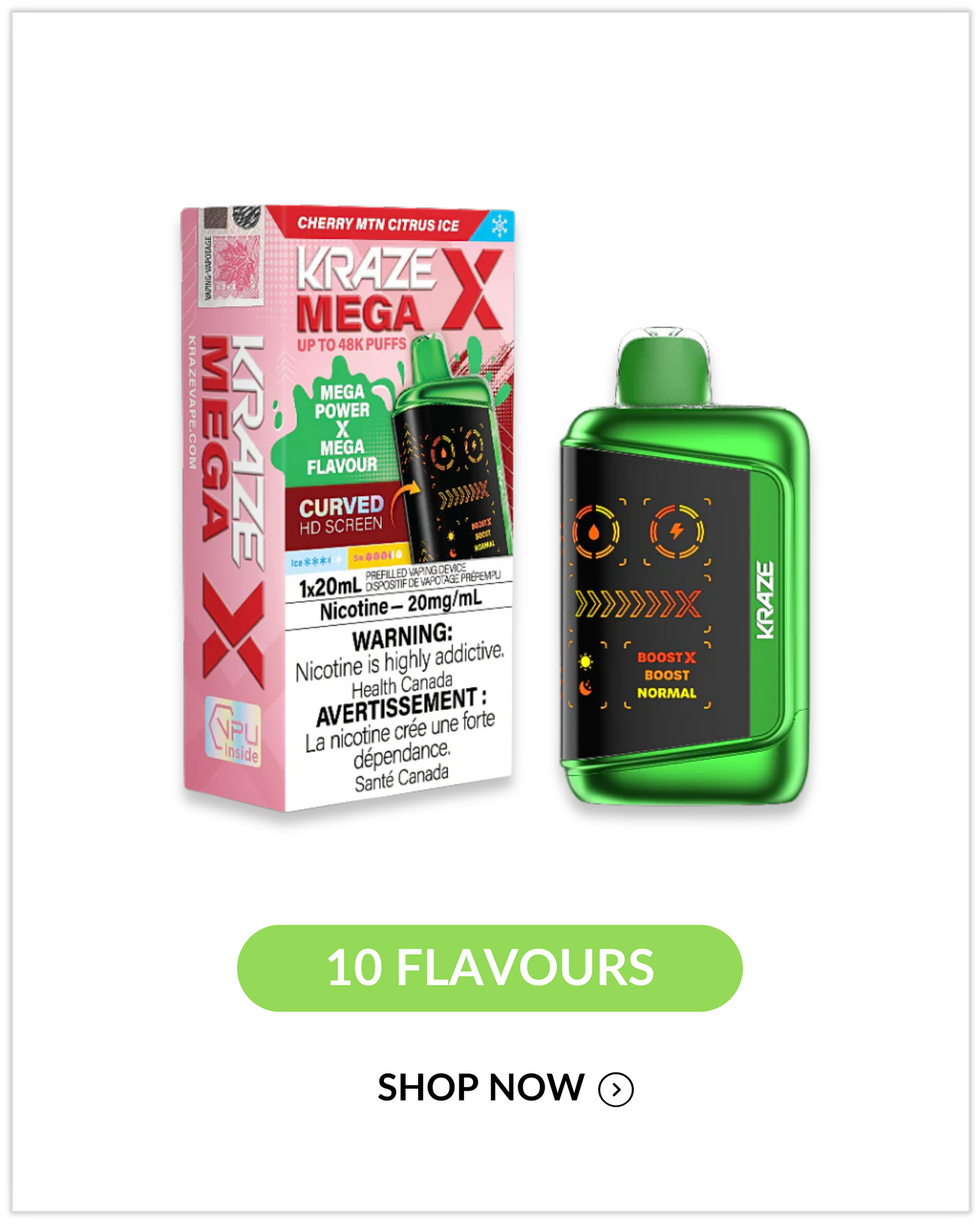 Kraze Mega X 48K Disposables