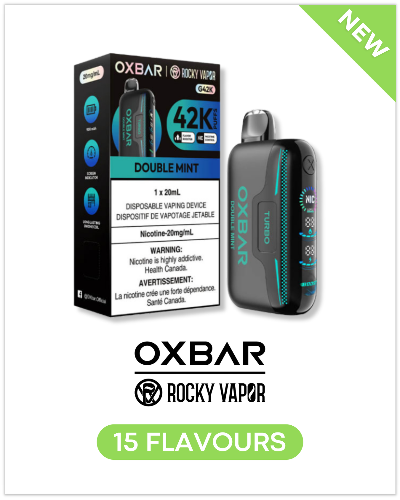 Rocky Vapor Oxbar G42K Disposables