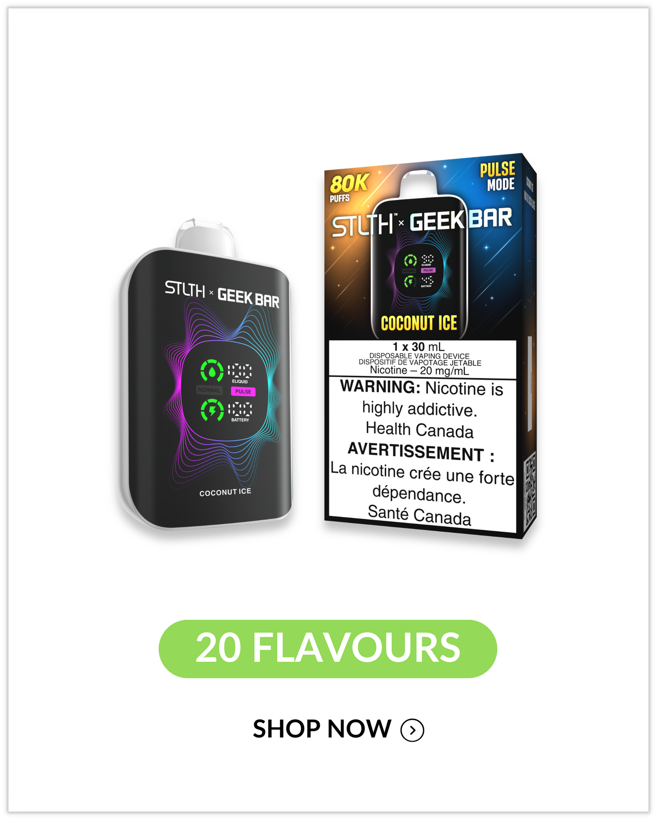 STLTH x Geek Bar 80K Disposables