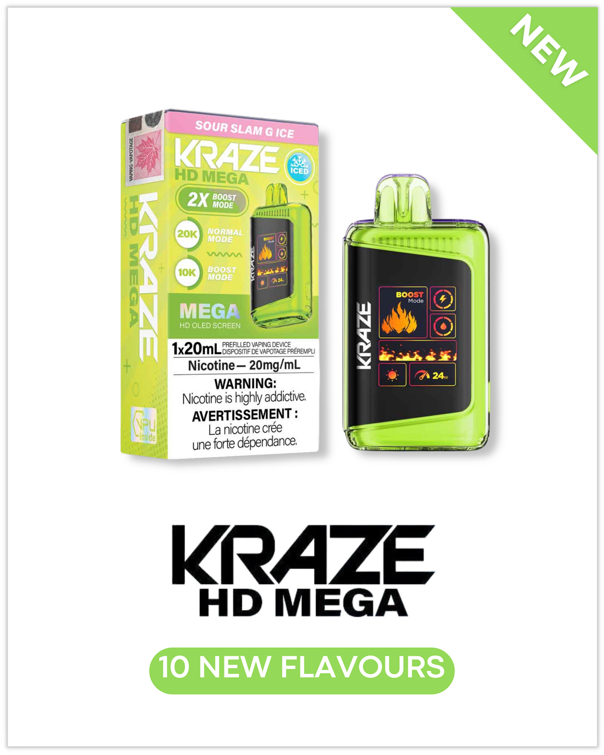 Kraze HD Mega Disposable — Fat Panda Webstore