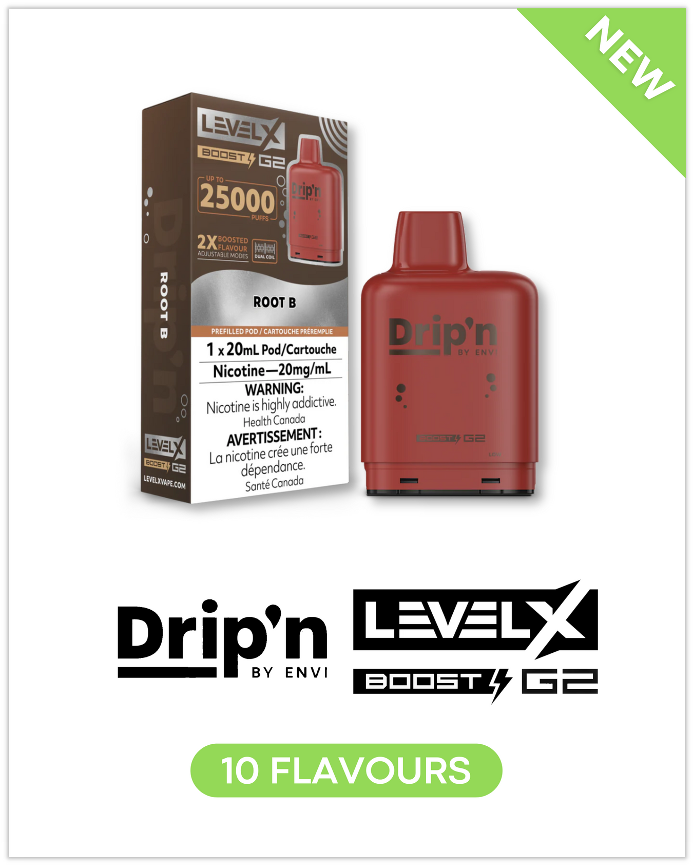 Level X Drip'n Boost G2 Pods