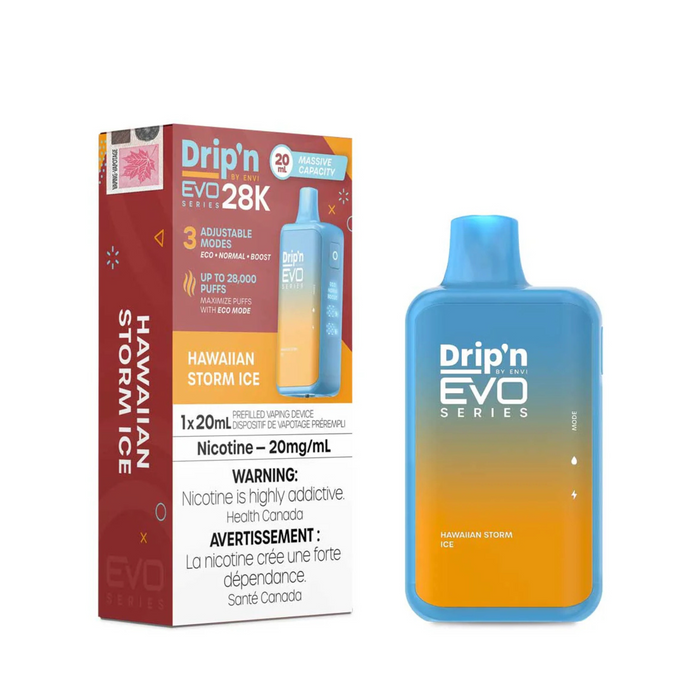 Drip'n by ENVI EVO Series 28K Disposable - Hawaiian Storm Ice 20mg