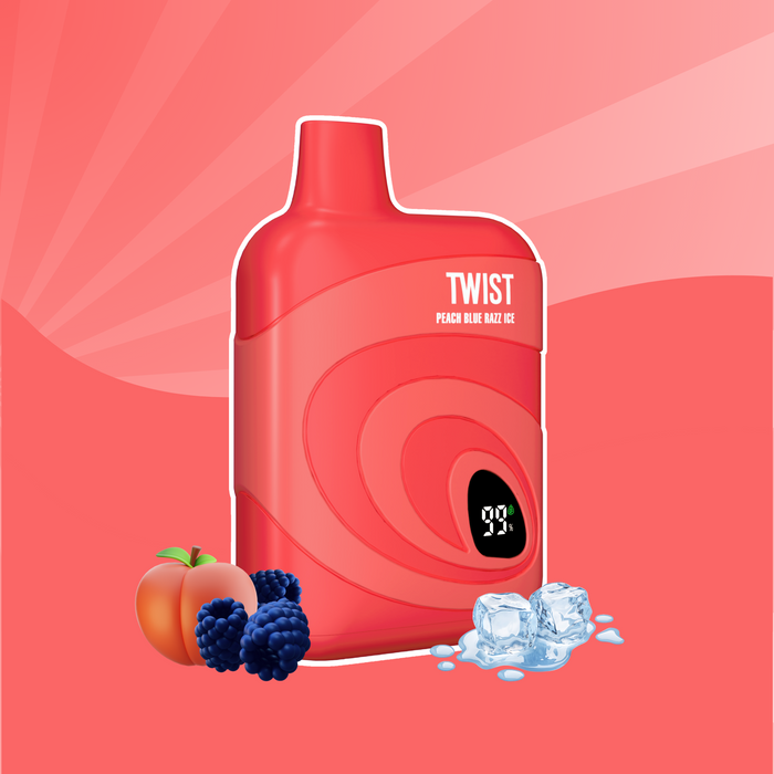 Vice Twist 8k Disposable - Peach Blue Razz Ice 20mg
