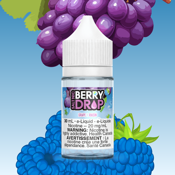 Berry Drop Salt - Grape 30ml