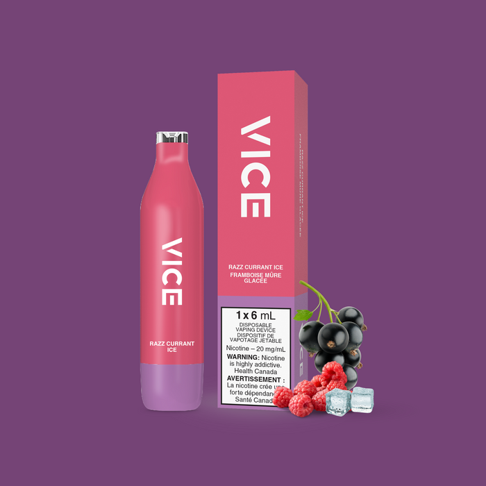 Vice 2500 Disposable - Razz Currant Ice 20mg