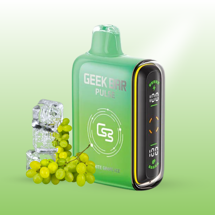 Geek Bar Pulse 9K Disposable White Grape Ice 20mg