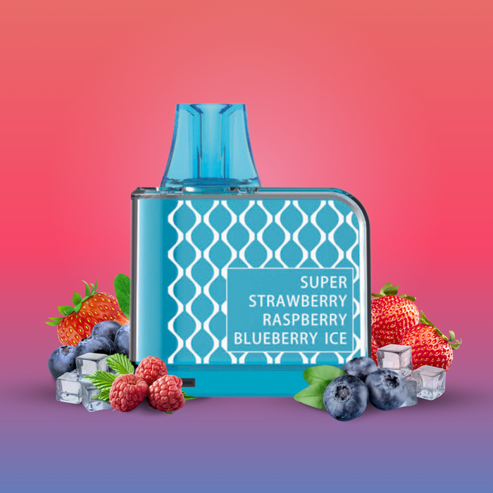 RUFPUF KLIKIT Pod Super Strawberry Raspberry Blueberry Ice 20mg