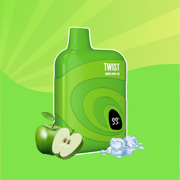 Vice Twist 8k Disposable - Green Apple Ice 20mg