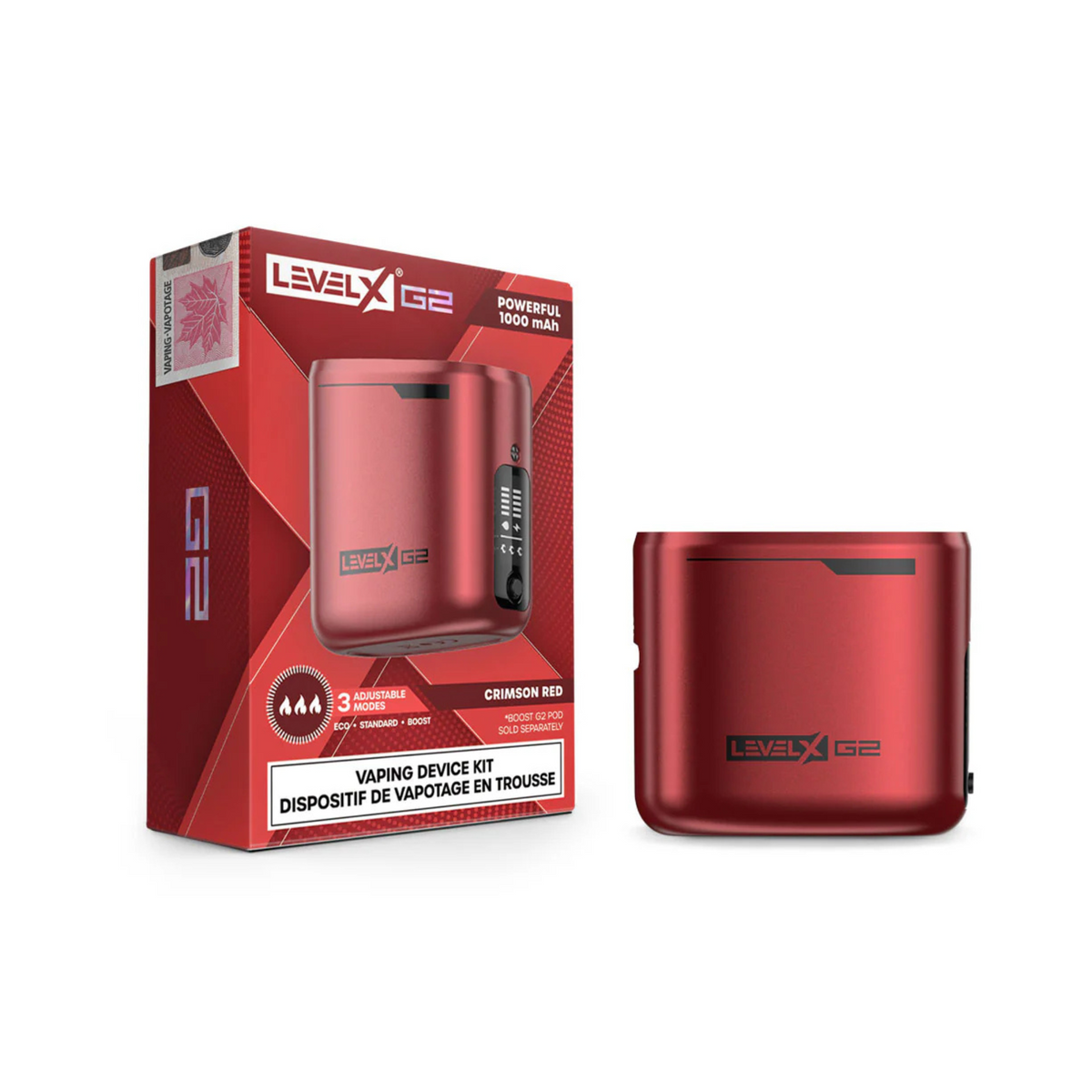 Level X Boost G2 Device Crimson Red — Fat Panda Webstore