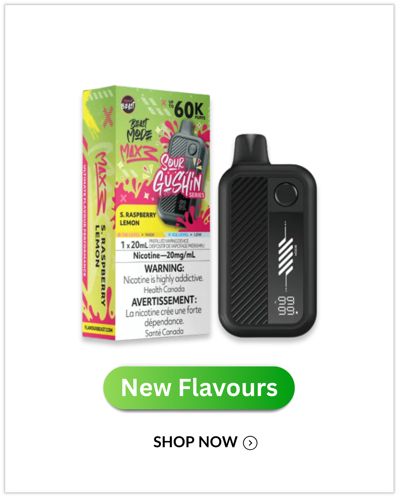 Flavour Beast Beast Mode Max 3 Disposables Sour Gushin' Series