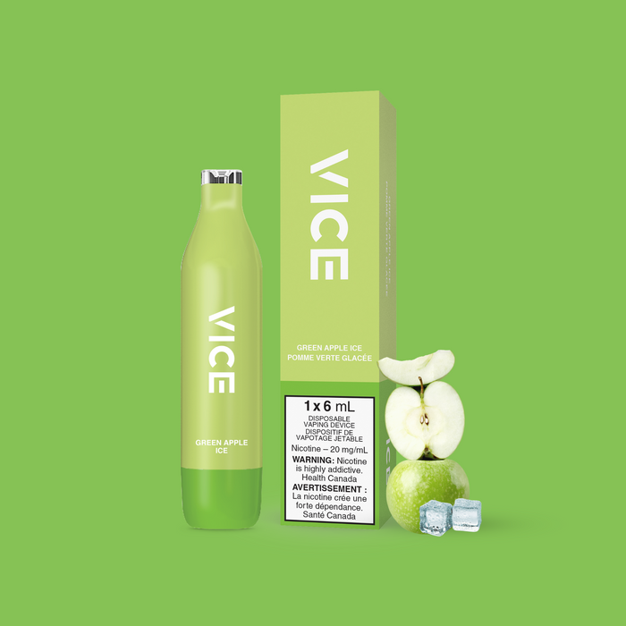 Vice 2500 Disposable - Green Apple Ice 20mg