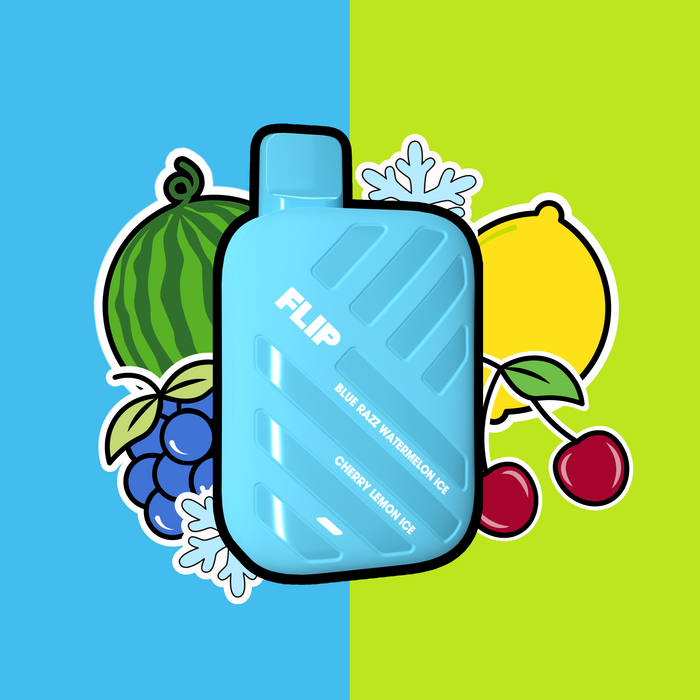 Flip Bar Disposable Blue Razz Watermelon Ice & Cherry Lemon Ice 20mg