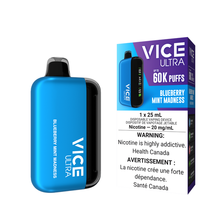 Vice Ultra Disposable -  Blueberry Mint Madness 20mg