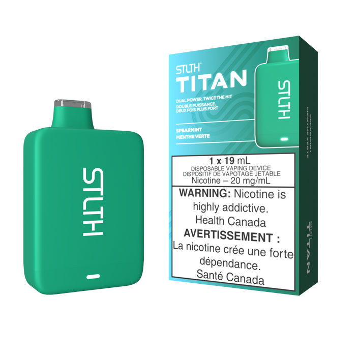 STLTH Titan 10K Disposable - Spearmint 20mg