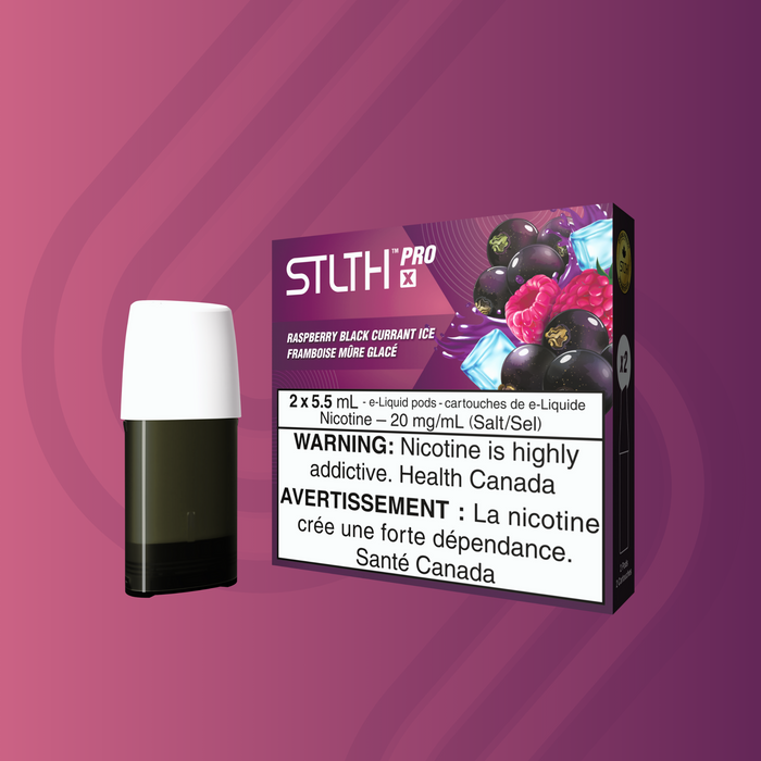 STLTH PRO X Pod Pack Raspberry Black Currant Ice 20mg