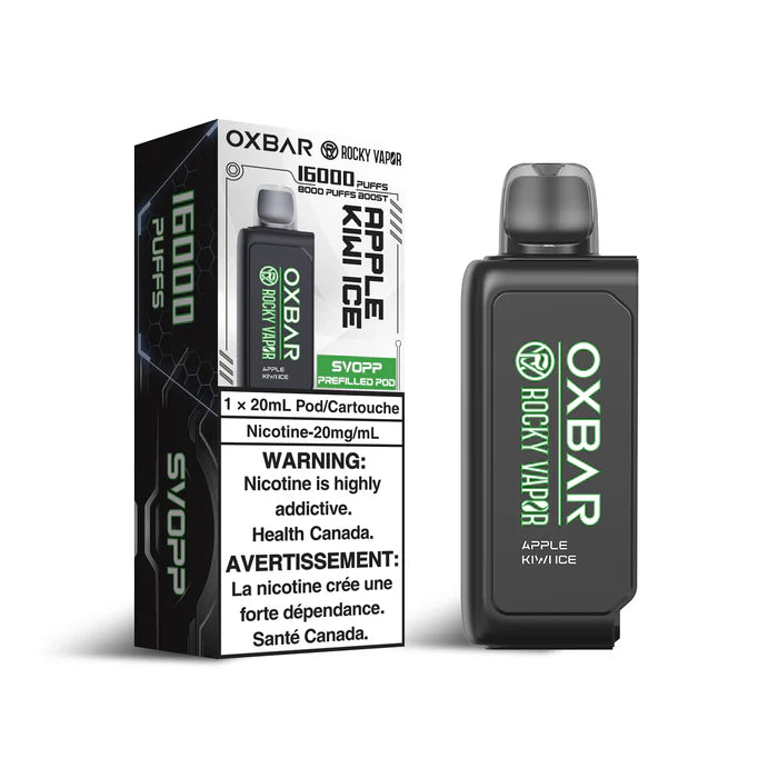 Oxbar Rocky Vapor Svopp Pod - Apple Kiwi 20mg