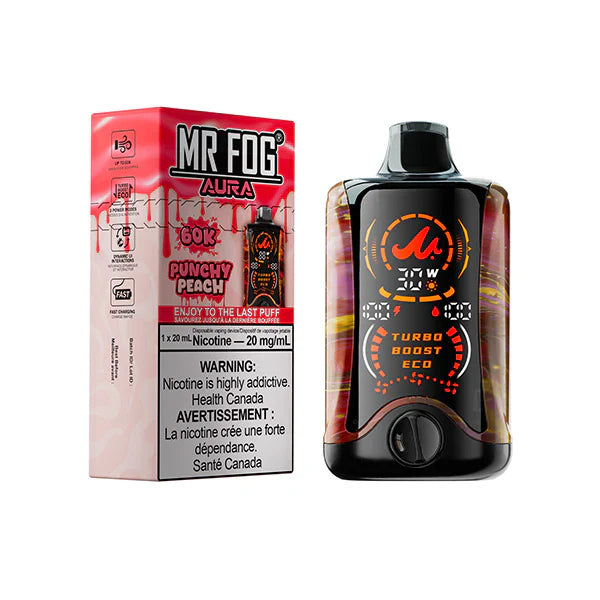 Mr. Fog Aura 60K Disposable - Punchy Peach 20mg