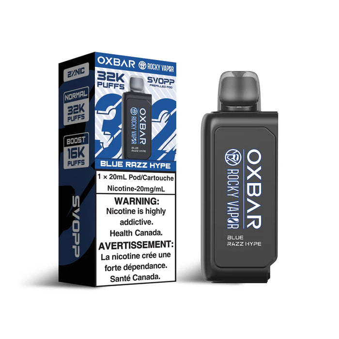 Oxbar Rocky Vapor Svopp 32K Pod - Blue Razz Hype 20mg