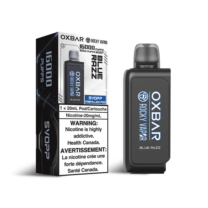 Oxbar Rocky Vapor Svopp Pod - Blue Razz 20mg