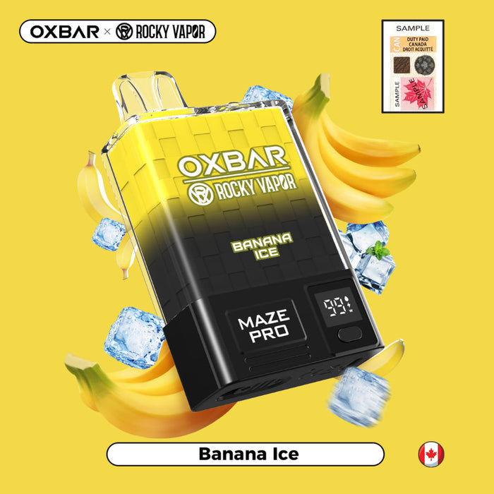 Rocky Vapor OXBAR Maze Pro 10K Disposable - Banana Ice 20mg