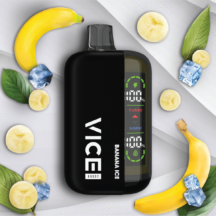 Vice Boost Disposable - Banana Ice 20mg